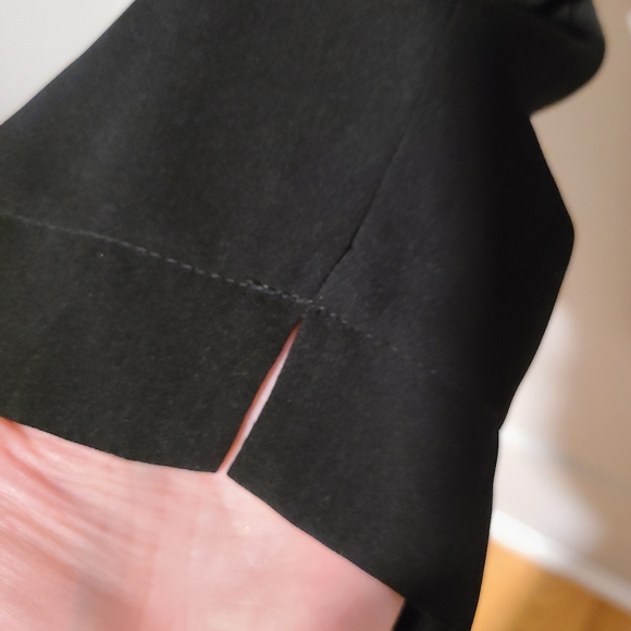 Pink Stitch Straight Leg Lightweight Black Pant - Picture 5 of 7